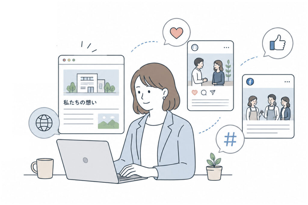 Webメディア・SNSで企業の想いを発信